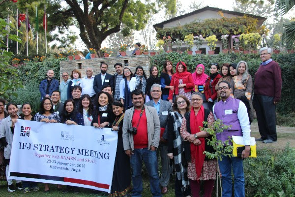 IFJ Strategy Forum with SAMSN & SEAJU, November 2016, Kathmandu
